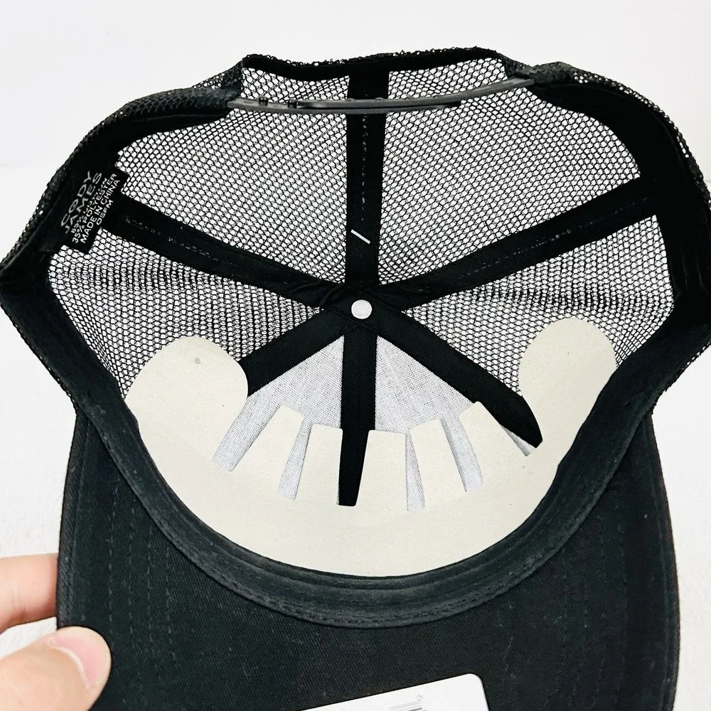 Cody James Wordmark Logo Trucker Hat Cap Snapback Adjustable Black Western‎